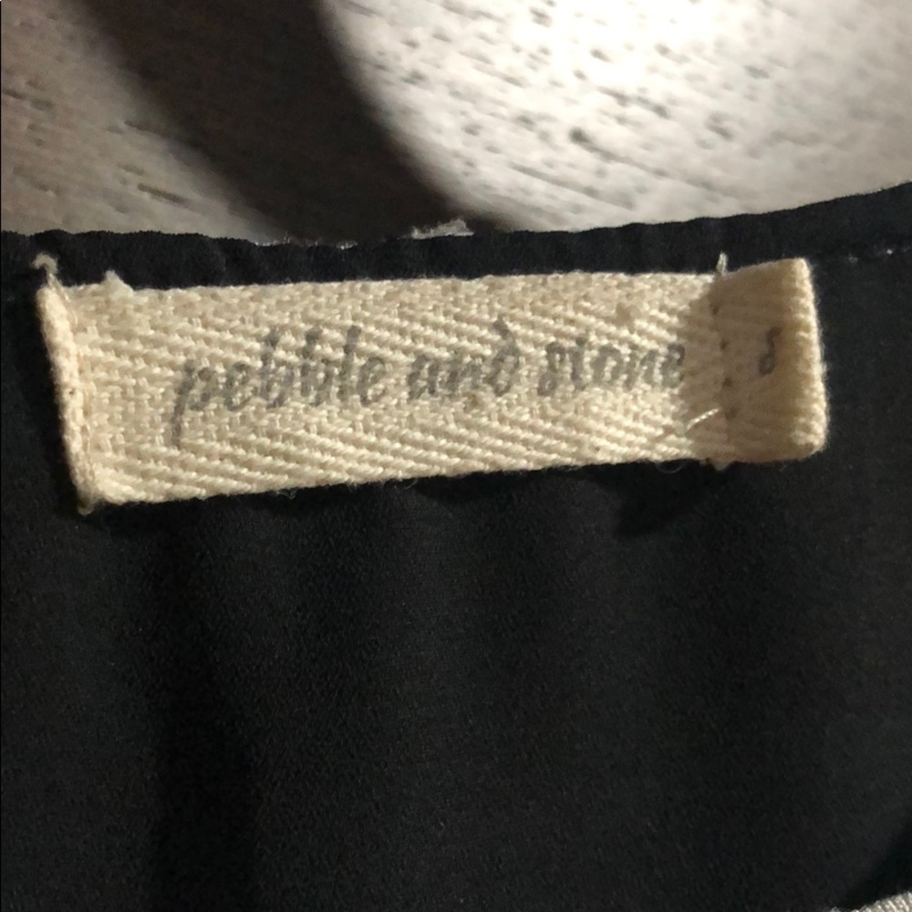 Pebble And Stone Double Layer With Ties Blouse - image 6